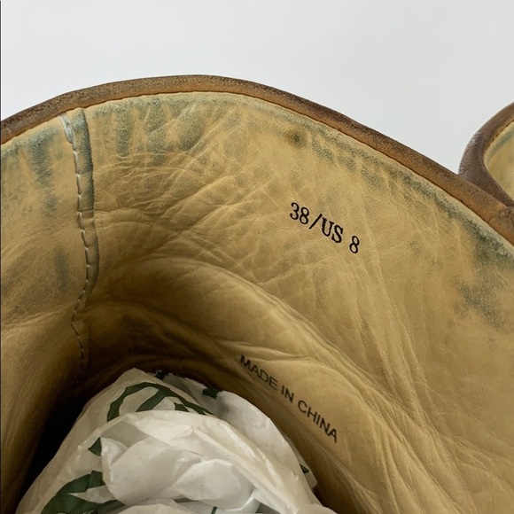 Rag & Bone Newbury Cognac Leather Ankle Booties 8 - Picture 7 of 12